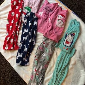 Carter's Kids Pajama Set - Red, Pink, Blue, Green, Gray